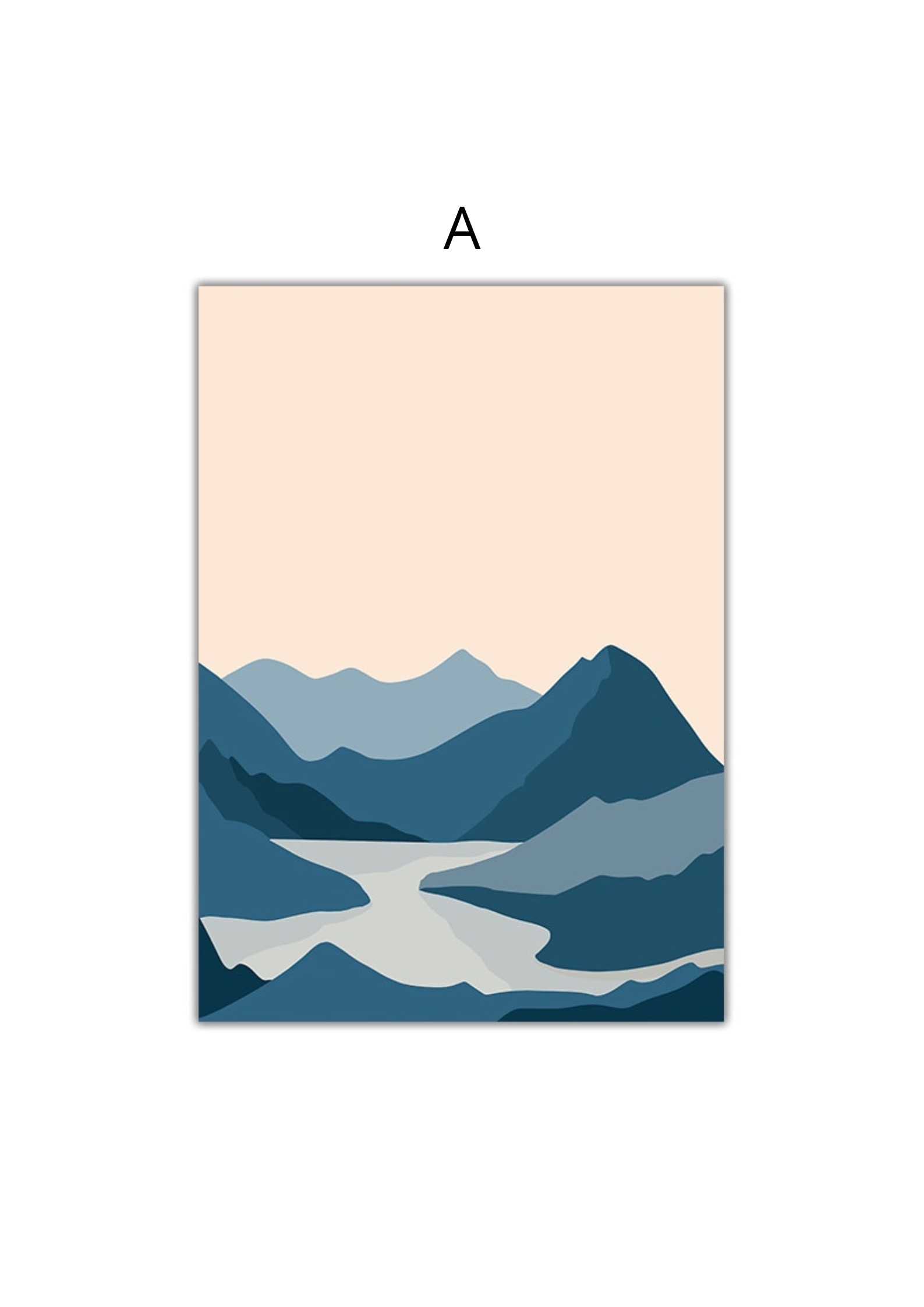 Mountain Sunset Lake Print