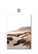 Load image into Gallery viewer, Scandinavian beach dune landscape wall art print
