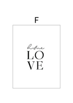 Load image into Gallery viewer, Scandinavian love quote wall art print
