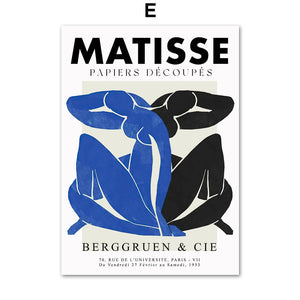 Contemporary Blue Matisse Prints