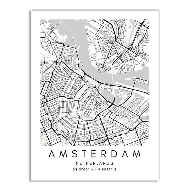 City Map Print