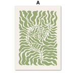 Load image into Gallery viewer, Contemporary Green Matisse Print
