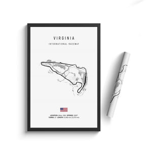 Race Track Poster Print