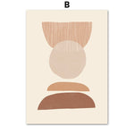 Load image into Gallery viewer, Contemporary brown and beige wall art print
