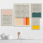 Load image into Gallery viewer, Four multicoloured minimalist wall art prints
