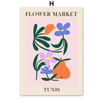 Load image into Gallery viewer, Japanese Flower Market Print
