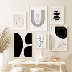 Load image into Gallery viewer, Abstract Black And Beige Print
